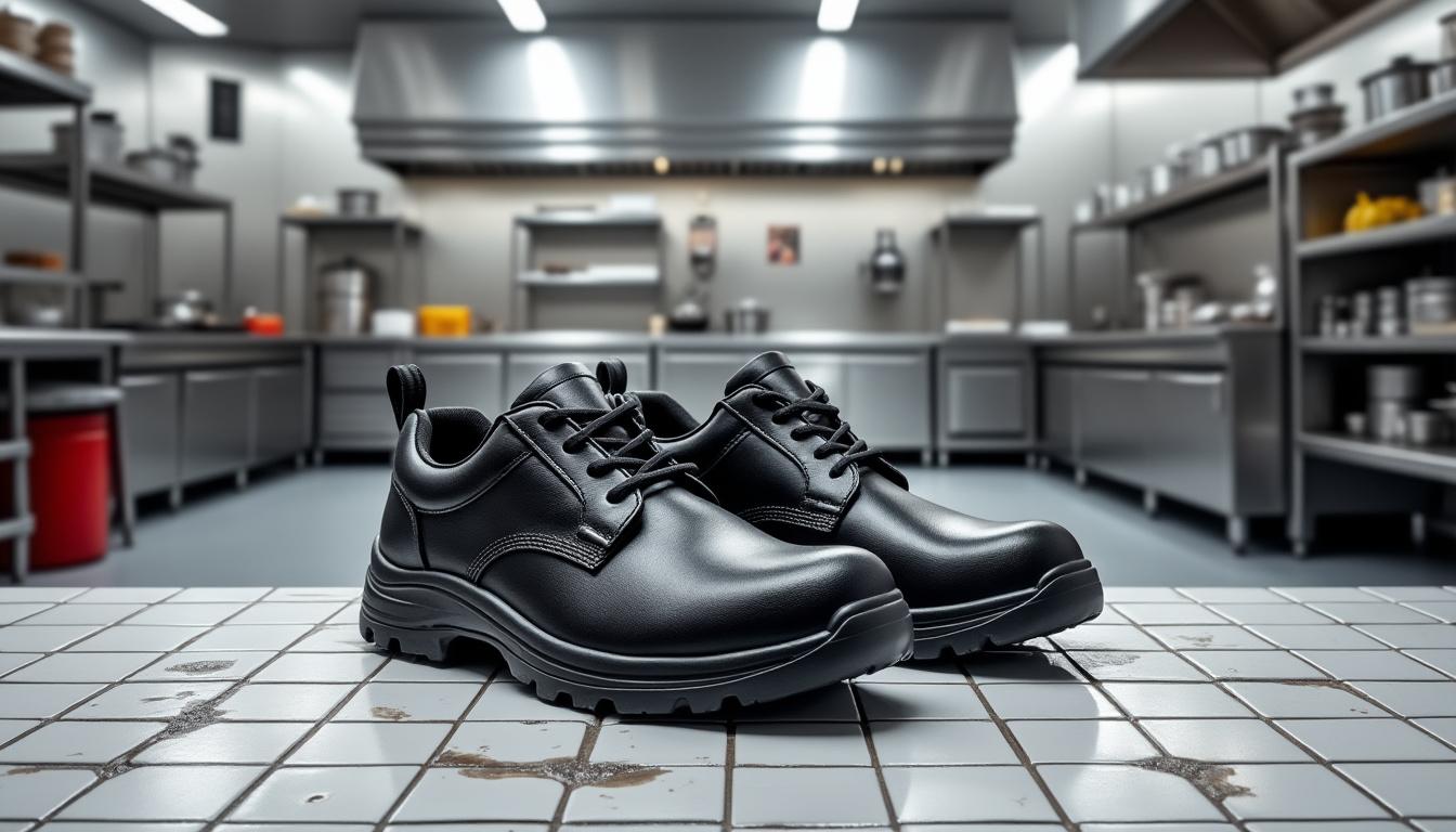découvrez les chaussures de sécurité de cuisine noires s2 src tony, alliant confort optimal et protection. idéales pour les professionnels, elles vous garantissent sécurité et style tout au long de votre journée de travail.