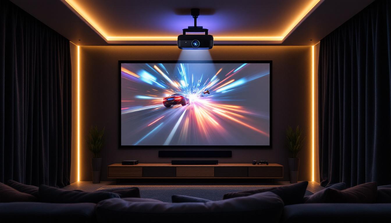 découvrez le vidéoprojecteur epson laser, parfait pour les gamers exigeants à la recherche d'une qualité d'image exceptionnelle et d'une immersion totale.