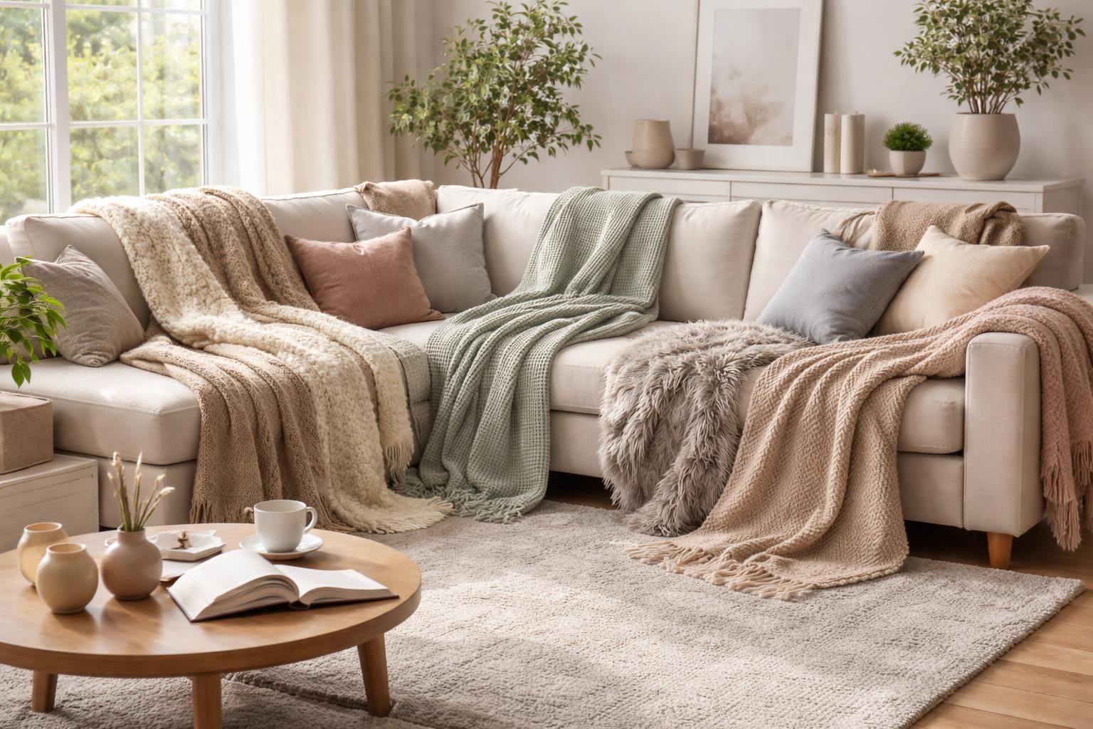 découvrez notre sélection des meilleurs plaids parfaitement adaptés aux canapés d'angle pour allier confort et style dans votre salon.