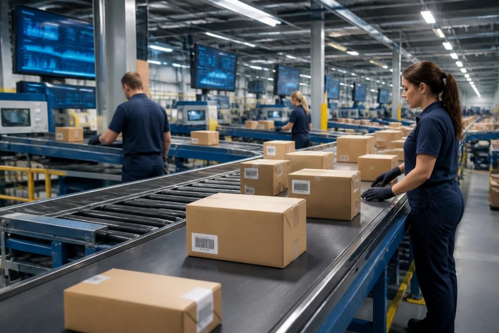 découvrez le processus détaillé de tri de votre envoi sur sa plateforme de départ et comprenez chaque étape pour un suivi précis et efficace.